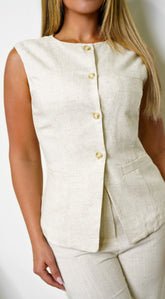 Rue Linen Set - Beige